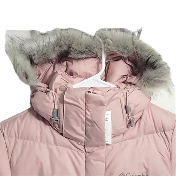 Columbia Insulated Peak to Park Snow Puffer Removable Fur and Hood Coat  S - Picture 7 of 13